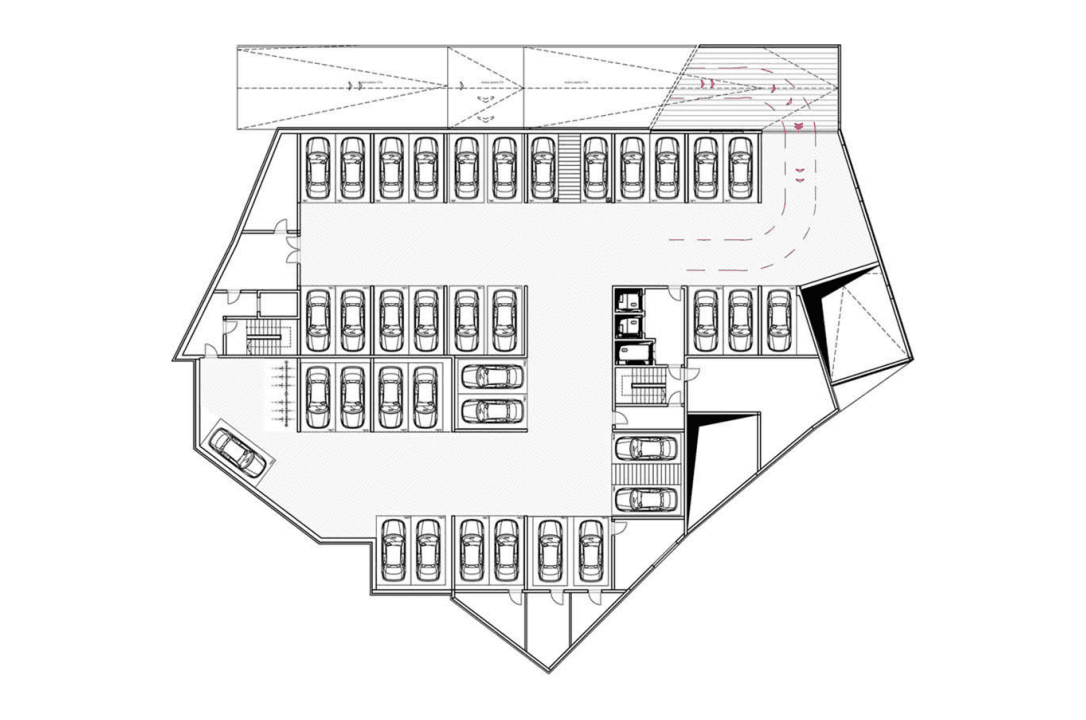Medak Residence - osnova podruma -2 / suteren